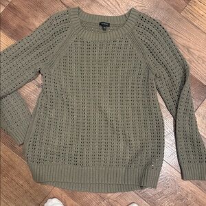 Talbots Women's Sweater - olive green